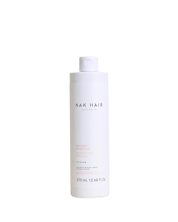 NAK Hair Volume Shampoo 375ml - Volumising & Nourishing Haircare