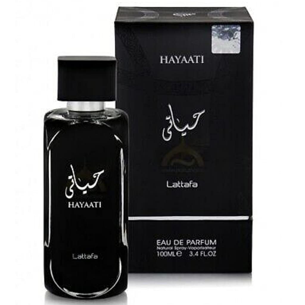 Hayaati EDP - Eau De Parfum 100ML 3.4 oz I Long-Lasting Spray I Nutmeg, Pink Pepper, Ginger Notes I Fine Bottle I by Lattafa