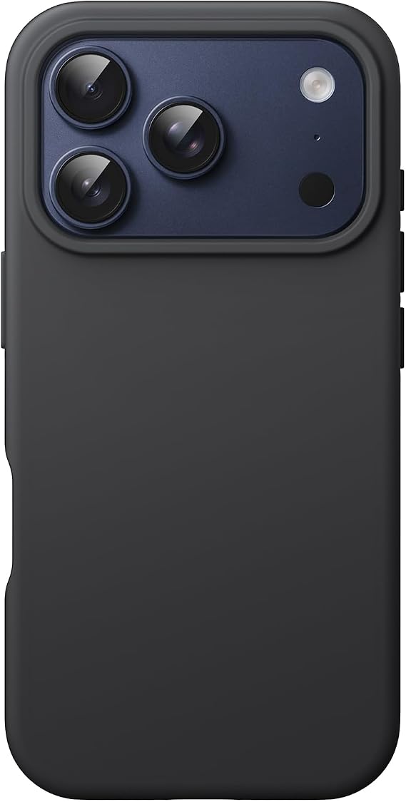 JETech Silicone Case for iPhone 17 Pro Max, Black