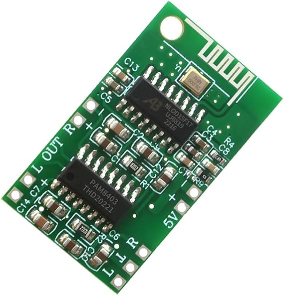 CA-8469 5V Bluetooth Amplifier Board PAM8403+CA-6928 Bluetooth Amplifier Module 5.0 Bluetooth Audio Module Easy to Use