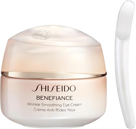 SHISEIDO Benefiance Wrinkle Smoothing Eye Cream N 15g 0.5 oz | Cream & Eye Cream | Floral Green Scent | Firmness, Fine Lines from Dryness | Shiseido