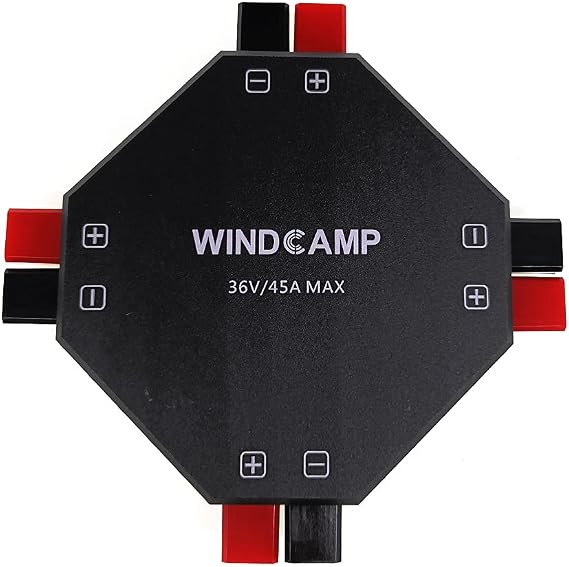 Latest Version WINDCAMP AP-4 30A Splitter 4-CH Power Supply Distributor