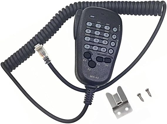 Programmable Button Microphone For Yaesu FT-7900R FT-8900R FTM-100DR With Support For Fast Menu Navigation And Code Entry Functions