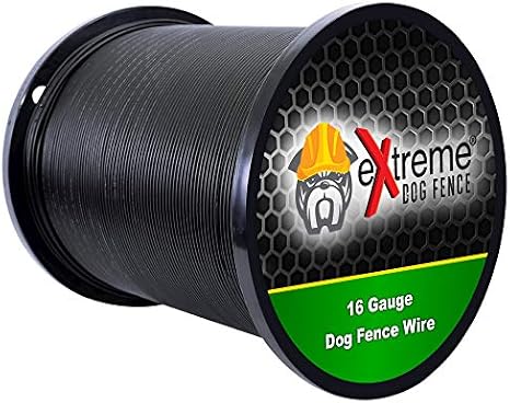 2000 Feet of Extreme Dog Fence's Heavy Duty Polyethylene Coated 16 Gauge Pet Containment Wire - Compatible with Any Brand Dog Fence System or Any Application that Uses Copper Tracer Wire