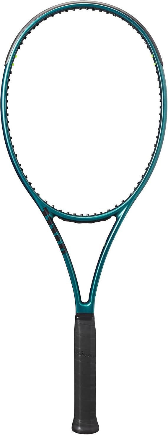 Wilson Blade 98 (18x20) V9 Performance Tennis Rackets - Strung with Sensation 16 Natural at Mid Range Tension