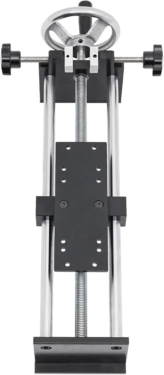Push-pull Dynamometer Tester, 500N Manual Horizontal Force Gauge Test Stand, Manual Horizontal Spiral Test Stand, Maximum Clamping Opening: 20mm/0.79inch, for Industrial, Commercial, Lab