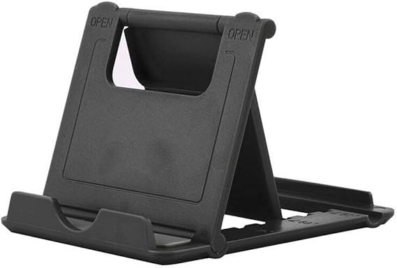 Coverzone Univarsal Masa Üstü Tablet Standı 5 farklı açıda ayarlanabilir Yan veya düz konum alabilen, Telefon ve Tablet Standı Fold Stand (Siyah).