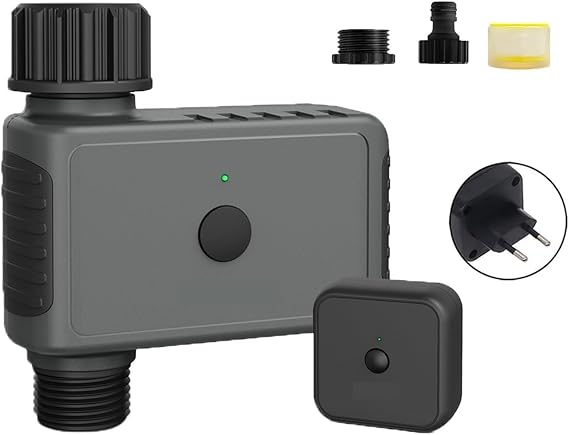 Insoma Wifi Automatic Sprinkle Timer Remote Garden Water Smart Irrigation Watering System Hose Control Unit Support Alexa(BSPT-Hub-UK)