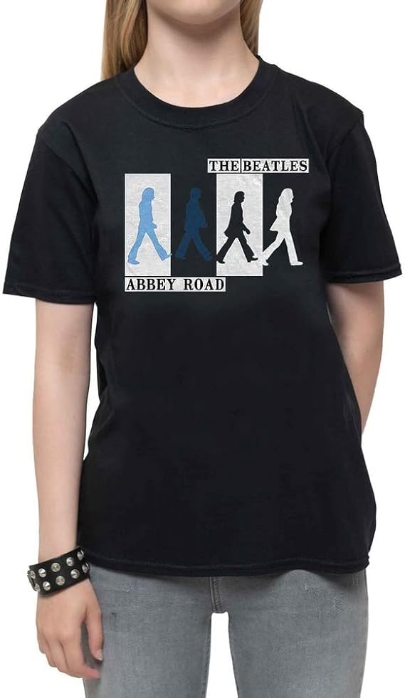 The Beatles Abbey Road Colours Crossing Skinny Fit T Shirt