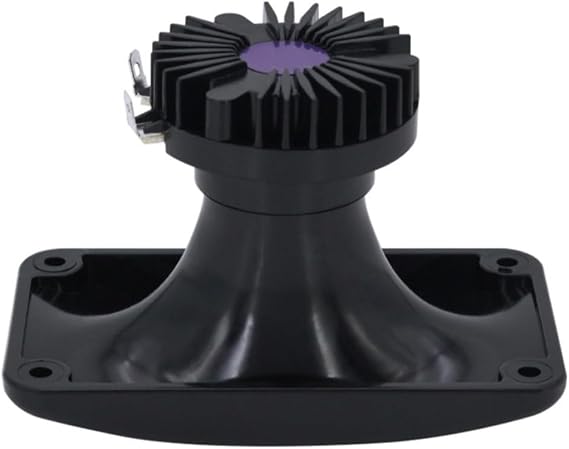 25W Titanium Compression Driver, 8-Ohm Horn Tweeter Speaker, Waterproof Audio, 107dB/1M, 1.8K-18KHz, Heavy Duty PC Engineering Material