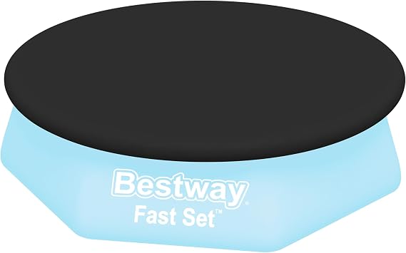 Bestway | Fast Set Round Pool Cover for Inflatable Ring Above Ground Pools, 2.40m