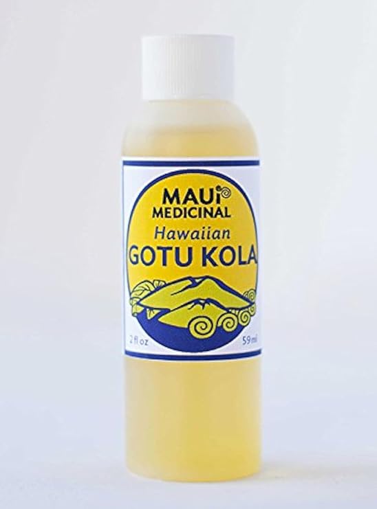 Gotu Kola Brahmi Oil 2fl. oz. Mauifarmacy Grown USA Certified Organic Carrier Oil