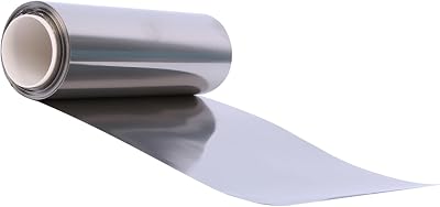 Tin Foil Tin Sheet Metal High Purity Tin Plate Sheets for Mechanical Experiments, 20cm Wide, 1 Metre Long,Thickness:0.3mm