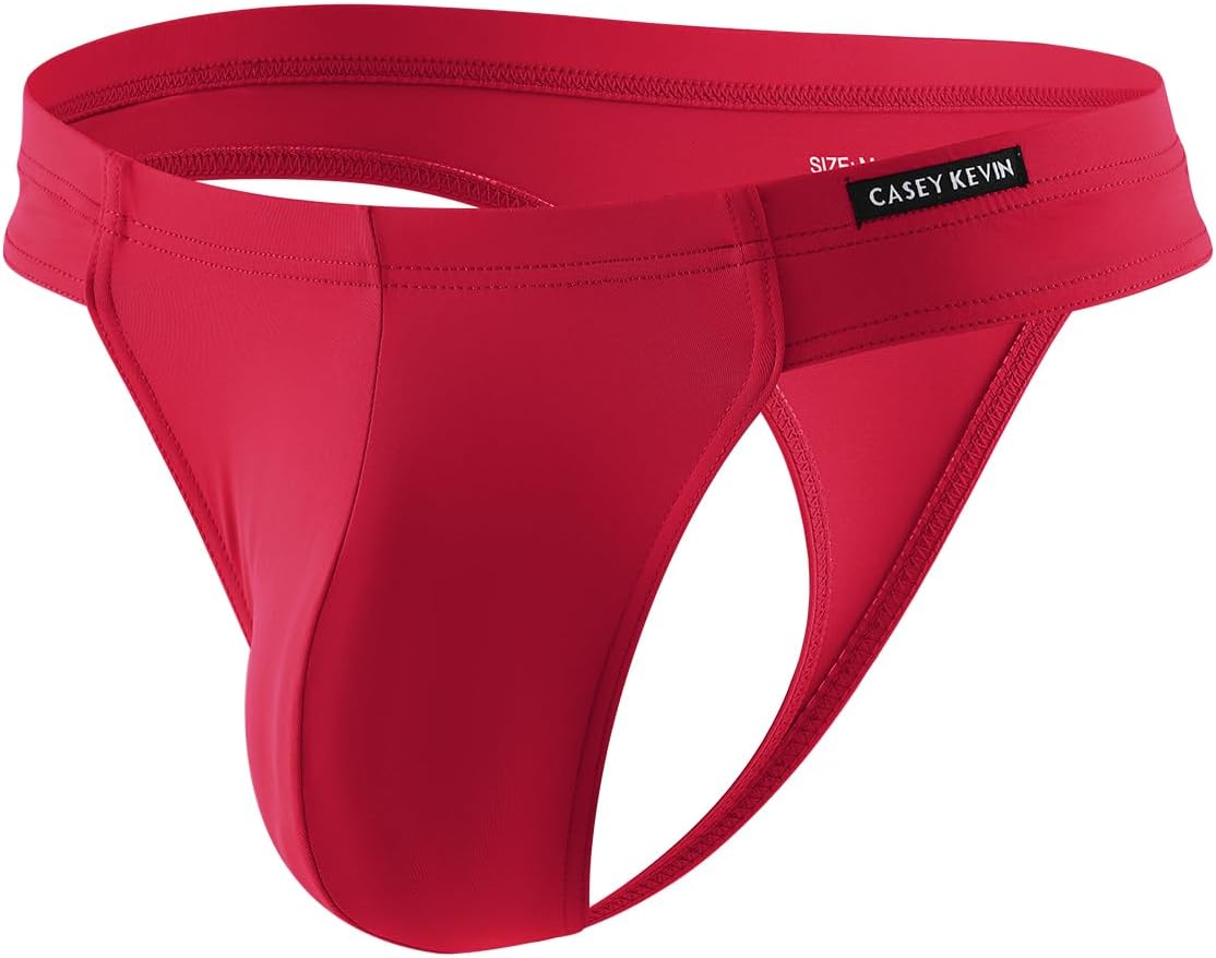 Casey Kevin Mens Strings Tanga Mens Underwear Thong Breathable Low Rise Comfortable Underpants Mens Underwear