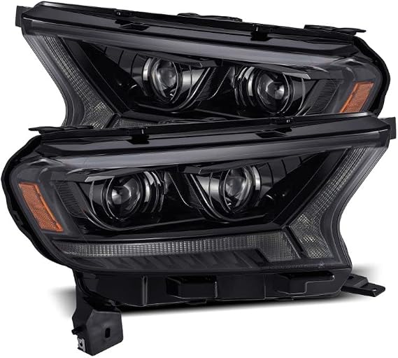 AlphaRex USA 880121 LUXX Series LED Projector Headlights fits Ford Ranger, Clear