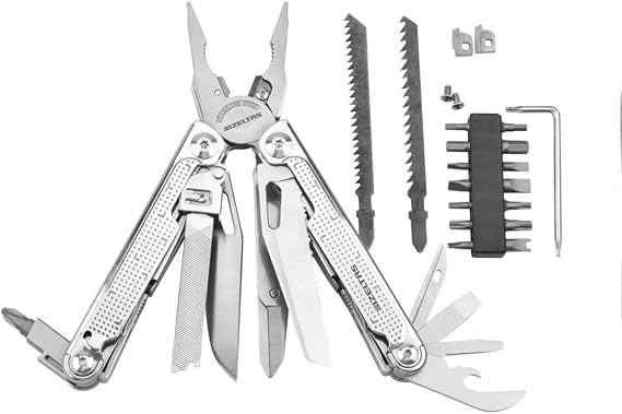 İzeltaş Multi Tool Pro 15 Fonksiyonlu 180 mm Çok Amaçlı Pense Çakı Seti