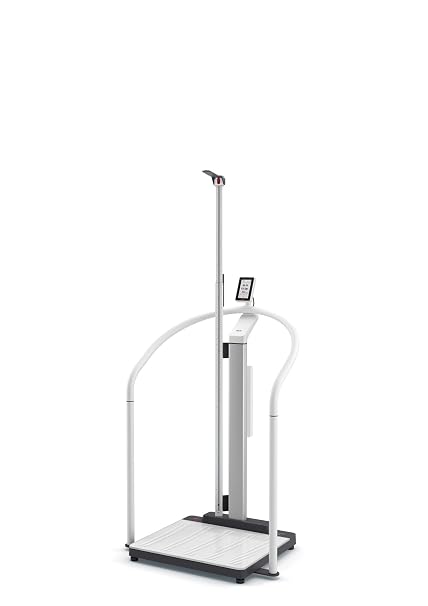 seca Mobile Optimized Handrail Scale with Digital Height Rod and ID-Display