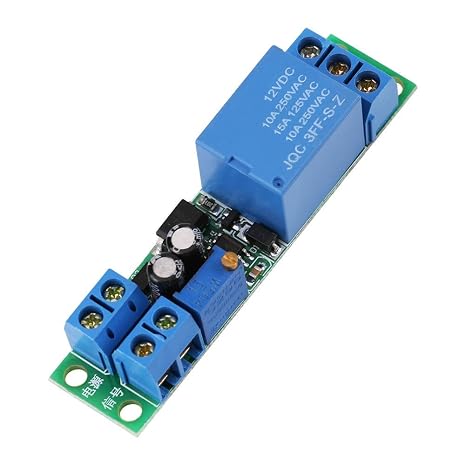 Timer Relay Module DC 12V Delay Timer Switch Relay Board Adjustable 0 to 25 Off Module for Car Lamp Delay