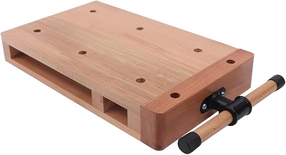 Woodworking Vise Workbench, Heavy-Duty Portable Woodworking Workbench, with 4 Metal Limit Block Holders, Planer, Chisel, Perfect for Home and DIY Projects