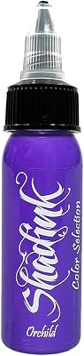 Tattoo Ink Professional Tattooing Inks for Color Portrait, Black & Gray Style Orchid
