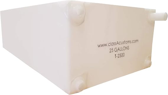 | T-2500-SP | One (1) Spouted 25 Gallon RV Fresh and Gray Water Holding Tank RV Concession