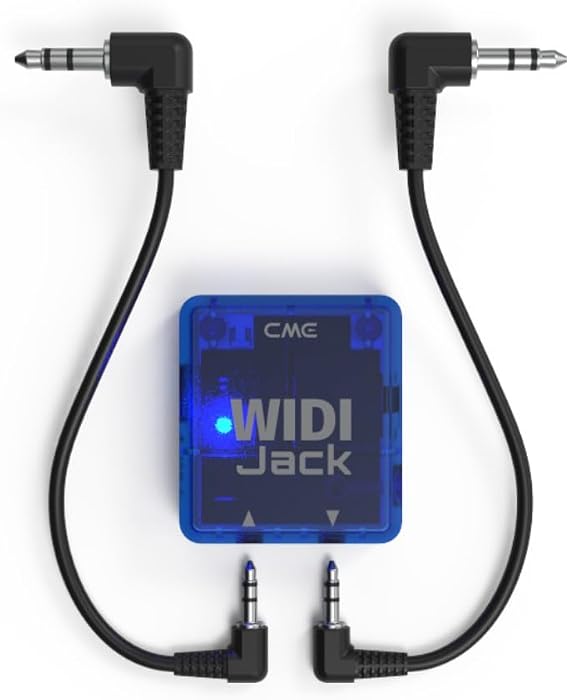 CME WIDI Jack + TRS-35 Bundle - Bluetooth MIDI Interface with MIDI cables Included - Works with devices with TRS 3.5mm Type A/B MIDI ports