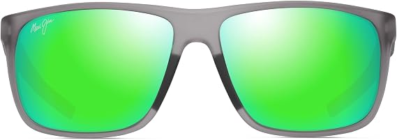 Maui Jim Polarized Men's Lehopulu Rectangular Sunglasses