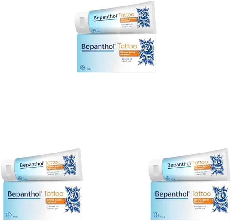 Bepanthol Tattoo Dövme Bakım Merhemi 50 gr 3 paketi