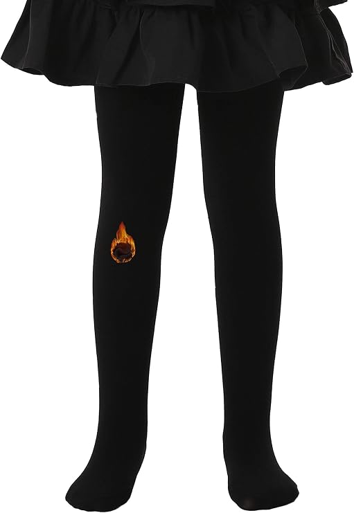 SUREPOCH Thick Fleece Lined Tights for Girls Warm Fleece Stockings Toddler Winter Thermal Tights for Kids 2t 4-6 7-8 10-12