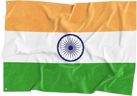 3x5 ft India National Flag Polyester, Home Outdoor Wall Banner Decor