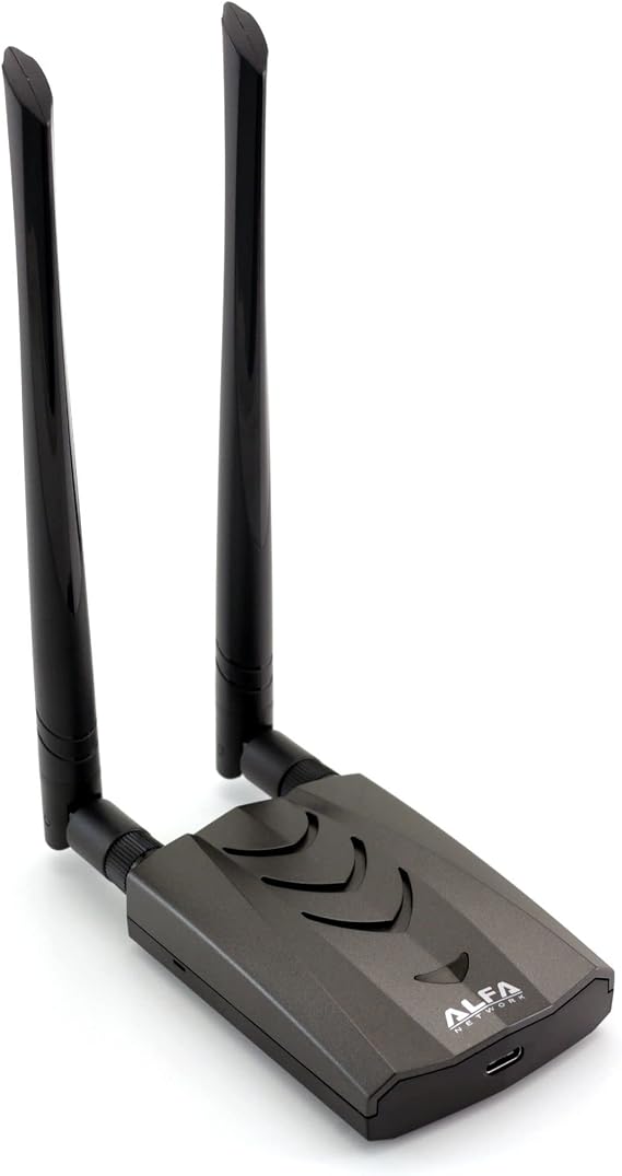 Alfa Network AWUS036ACH USB 3.0 WIFi AC long range high penetrationDual band 2.4 / 5ghz Standard's 802.11a 802.11b 802.11g 802.11N 802.11ac RPSMA antennas x 2