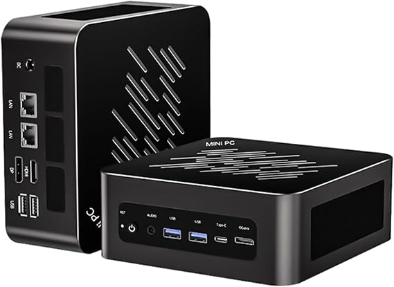 Mini Gaming Computer,Core Ultra 7 165H, (up to 5.0 GHz) No RAM No ROM No OS,OCuLink USB4,2 * 2.5G LAN,2*NVMe,Desktop Mini PC