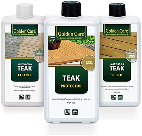 Golden Care Teak Cleaning 3 Pack Bundle