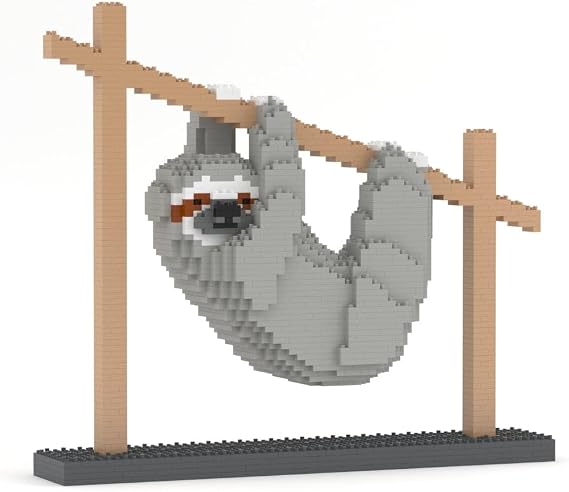 JEKCA Sloth 01S | Animal Plastic Building Blocks | Age 14+