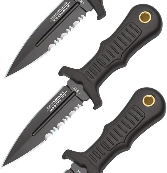 Combat Commander Black Mini Boot Knife | Compact Self Defense Knife