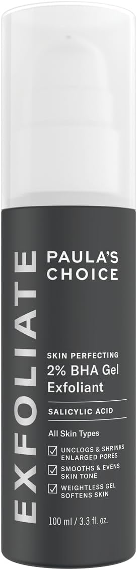 Paula's Choice 2% BHA Gel Exfoliant, Targets Blackheads & Pores, 100 ml