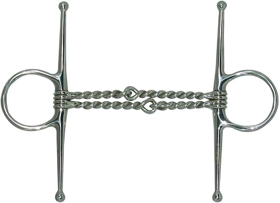 Coronet Double Twisted Wire Full Cheek Snaffle Bit
