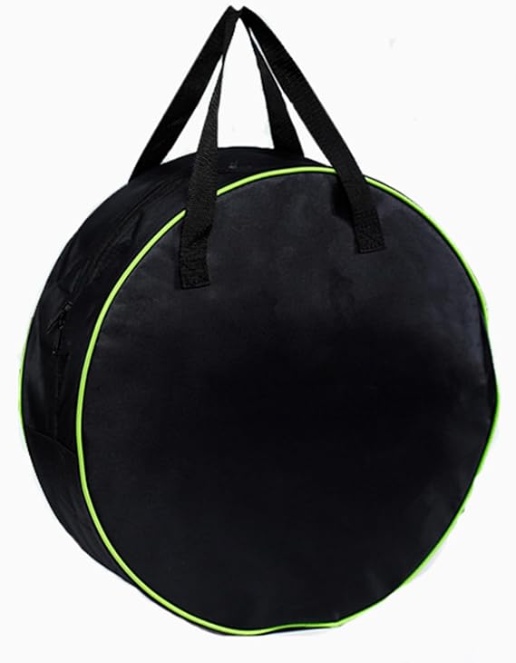 Round Cable Organizer Bag - Heavy Duty Water Resistant Cable Management Storage Bag - Perfect for Jumper Cables, RV Sewer Pipe, EV Charging Cord Storage, Camper and Garden Hoses