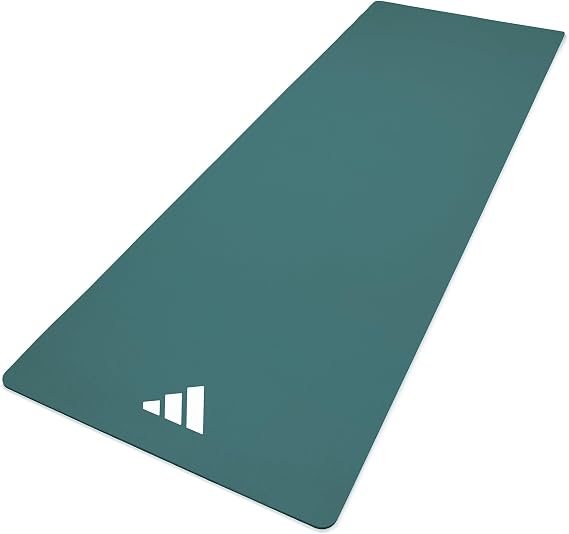 adidas Yoga Mat - Eco Friendly - Non Slip, Durable Textured Surface, 8mm