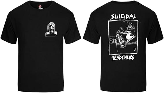 Suicidal Tendencies Official Skater T-Shirt Lance Mountain + Sticker