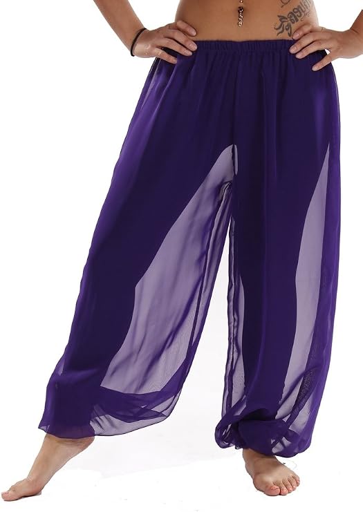 Belly Dance Chiffon Harem Pants | Sheer Shadow