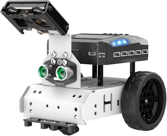 LewanSoul AiNova AI Vision Robot Car Scratch & Python Programming Coding Robot Kit STEM Project Educational Building Robot Open Source Smart Robot, Standard Kit