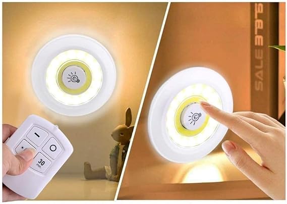 3lü Kumandalı Kabin Led Set Gece Lambası HeroLed Mutfak Tezgah Altı Dolap İçi Kabin Altı Banyo Aydınlatması [Enerji Sınıfı A]