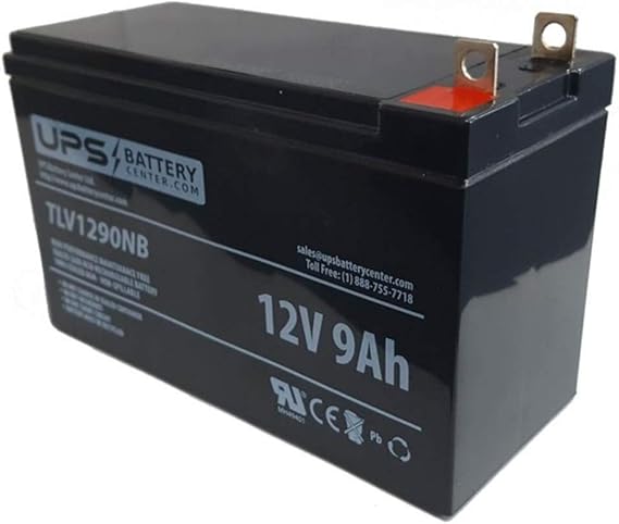 UPSBatteryCenter Replacement Battery 12V 9Ah for 7000 Watt Gasoline Powered Portable Generator DeWalt DXGNR7000