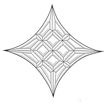 10"X 10" Clear Glass Bevel Cluster BC314