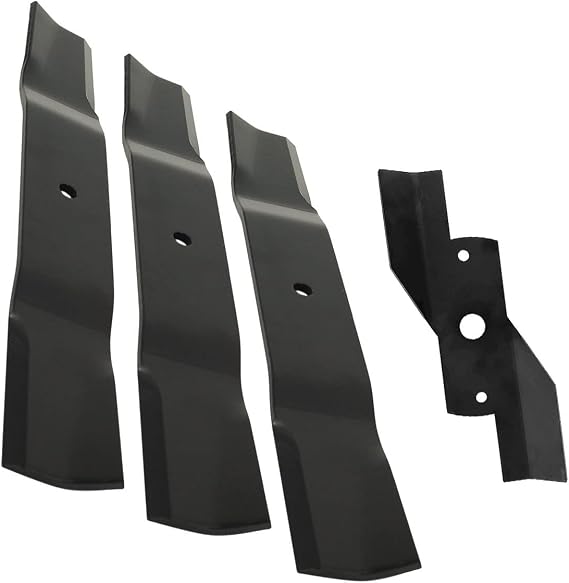 Grasshopper 18" Medium Lift Mower & Thrower Blades, OEM 320236 (3), 766026 | For all 52" Grasshopper FrontMount and MidMount DuraMax Decks Equipped with Mulching Packages, Genuine OEM Part