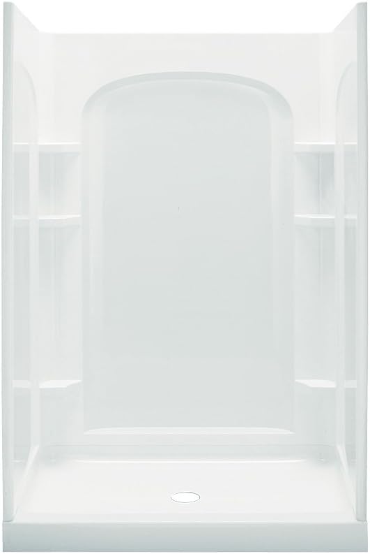 STERLING 72220100-0 Ensemble Shower Kit, 48-Inch x 34-Inch x 75.75-Inch, White