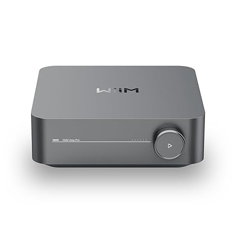 WiiM Amp Pro Streaming Amplifier for TV, Music & Passive Speakers