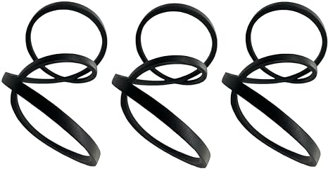Bulk 3-Pack of Classical Wrapped RMA Grade B Section V-Belts, B51 / 5L540 Belts, 54" Circumference, 5/8" Width