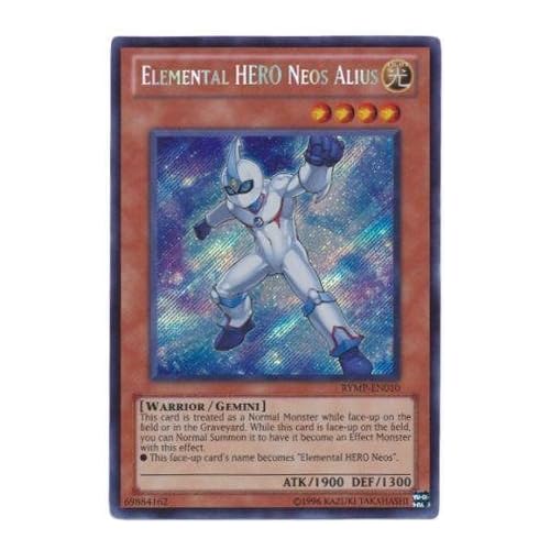 YU-GI-OH! - Elemental Hero Neos Alius RYMP-EN010 - Ra Yellow Mega-Pack - Unlimited Edition - Secret Rare